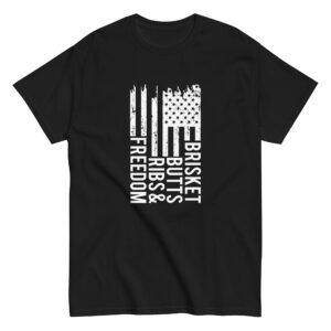Brisket, Butts, Ribs and Freedom v2 Shirt